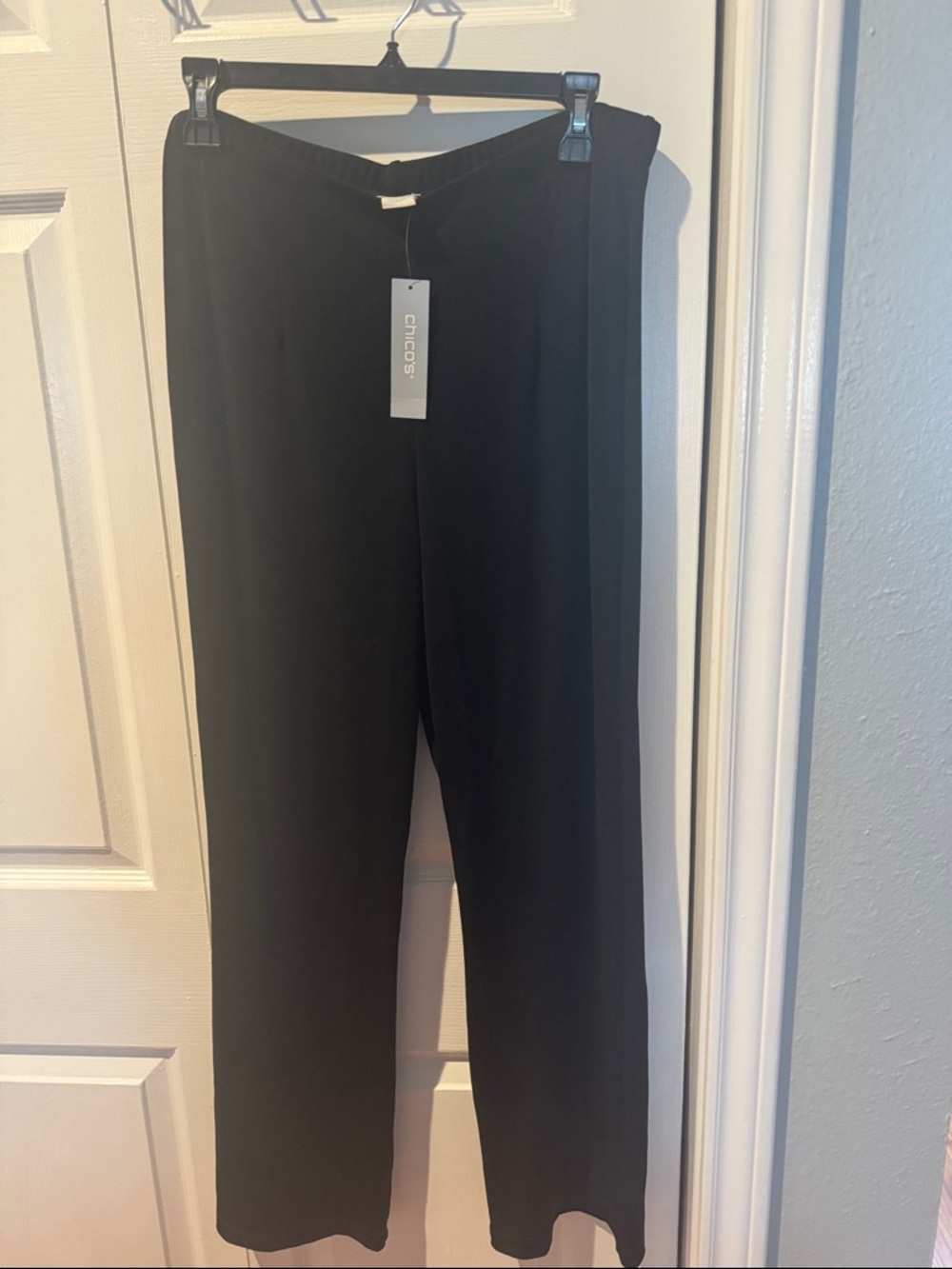 Chico's Black travelers no tummy PT travelers bottom black pants